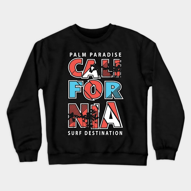 California surfing Crewneck Sweatshirt by p308nx